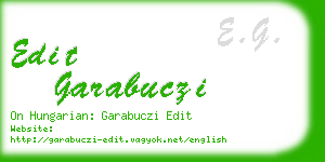 edit garabuczi business card